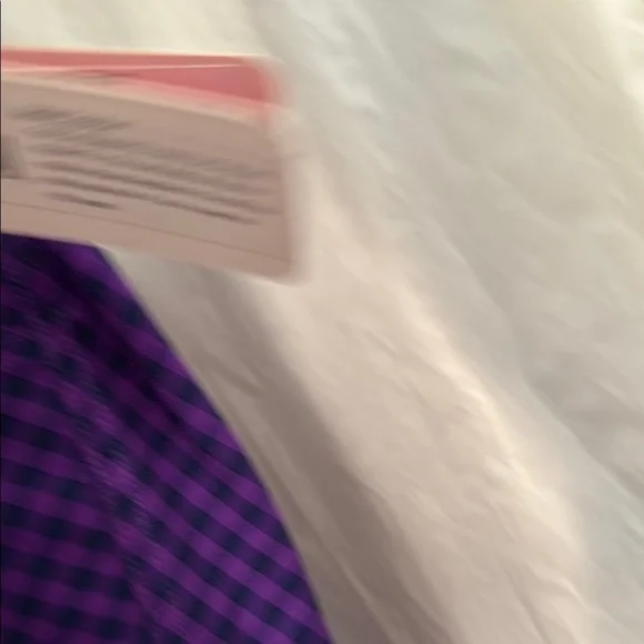 Purple and navy Checkered Golf pants - Picture 6 of 10